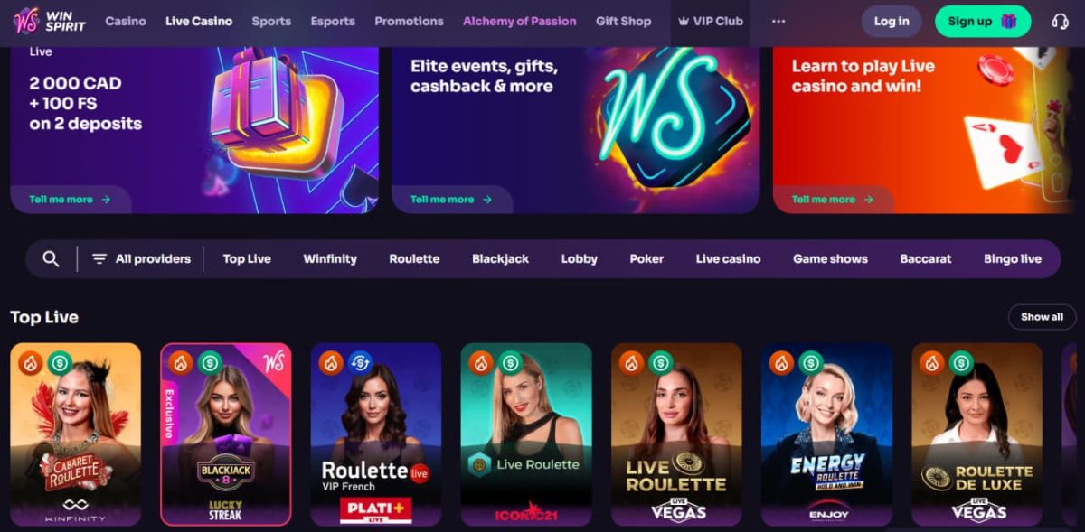 WinSpirit Casino - Bonus Terms and Withdrawal Rules for Canada image 2