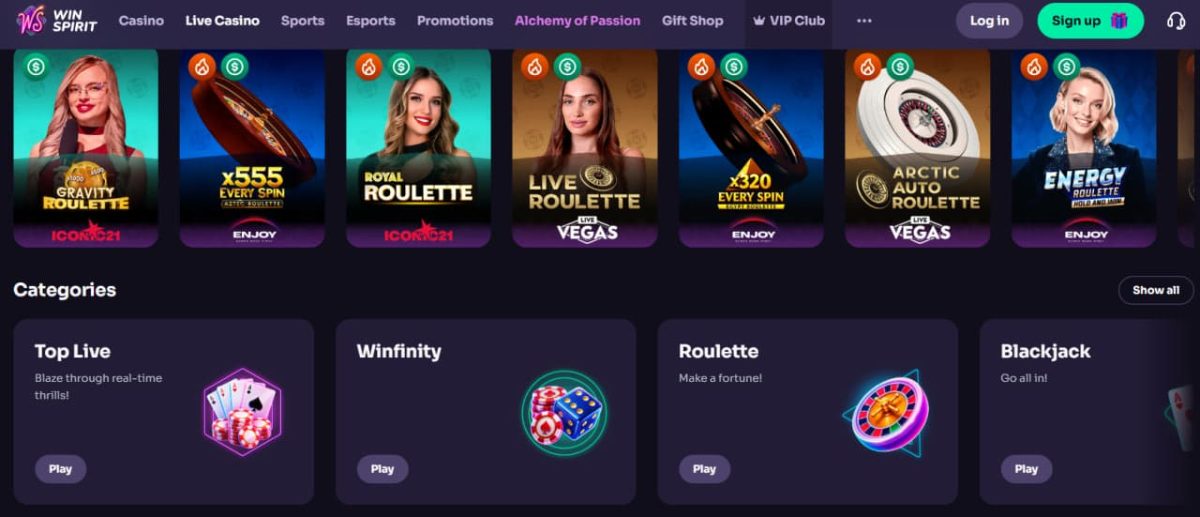 WinSpirit Casino - Bonus Terms and Withdrawal Rules for Canada image 4